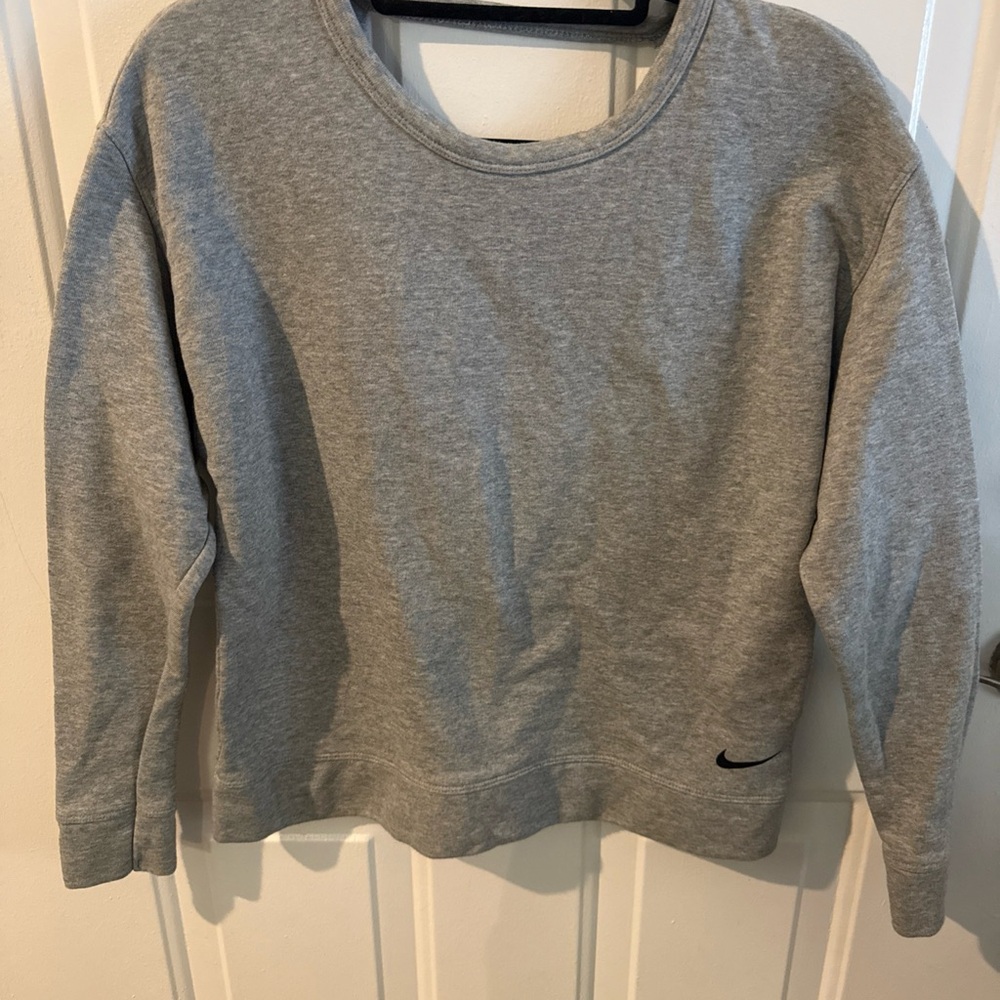 Nike Heather Gray Crewneck Sweatshirt